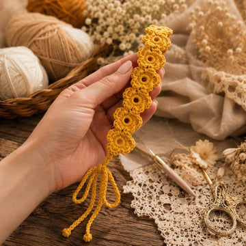 Crochet Flower Headband Pattern | PDF + Video Tutorial