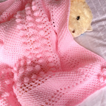 CHERRY BLOSSOM baby blanket