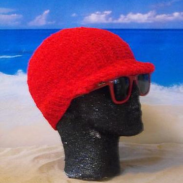 PLAIN CHENILLE BEANIECAP KNITTING PATTERN
