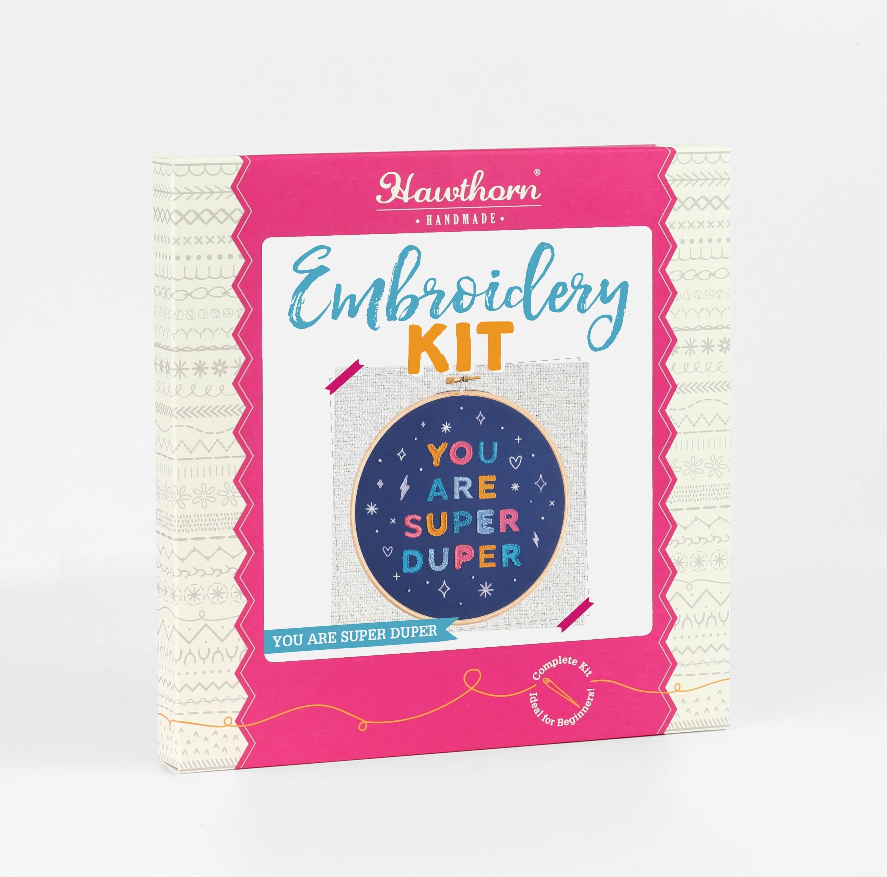 Hawthorn Handmade You Are Super Duper Embroidery Kit