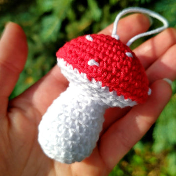 Christmas Ornament Small Mushroom
