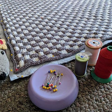 Corinna Checker Blanket