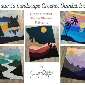 Blue Mountain Lake Blanket