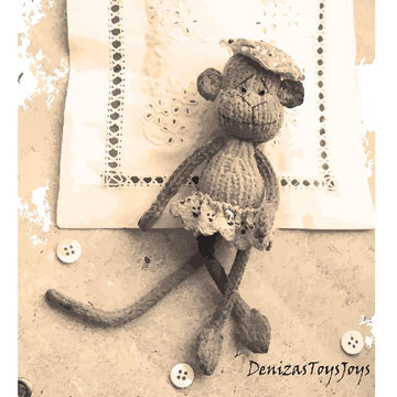Monkey Mademoiselle Coffee Smelling Toy