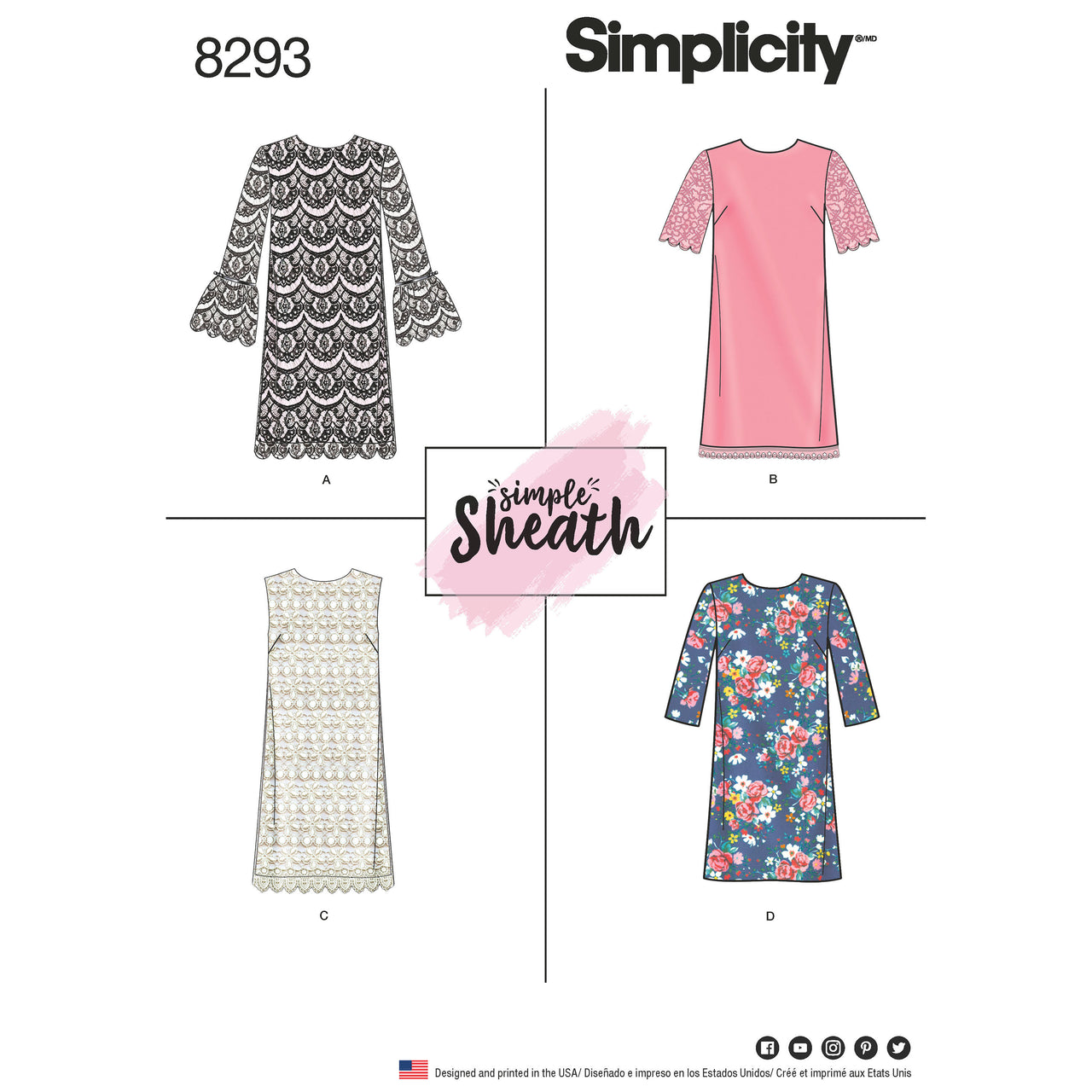 Simplicity Pattern 8293 Women's/Petite Dresses 8293 - Sewing Pattern