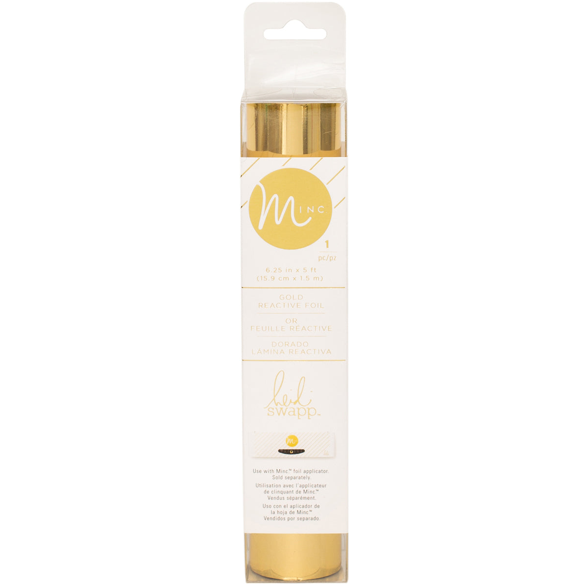 American Crafts Heidi Swapp Minc Reactive Foil 6"X5' Roll - Gold