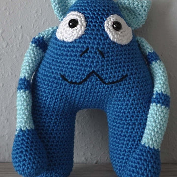 Crochet Pattern for the cuddly Monster Barney!