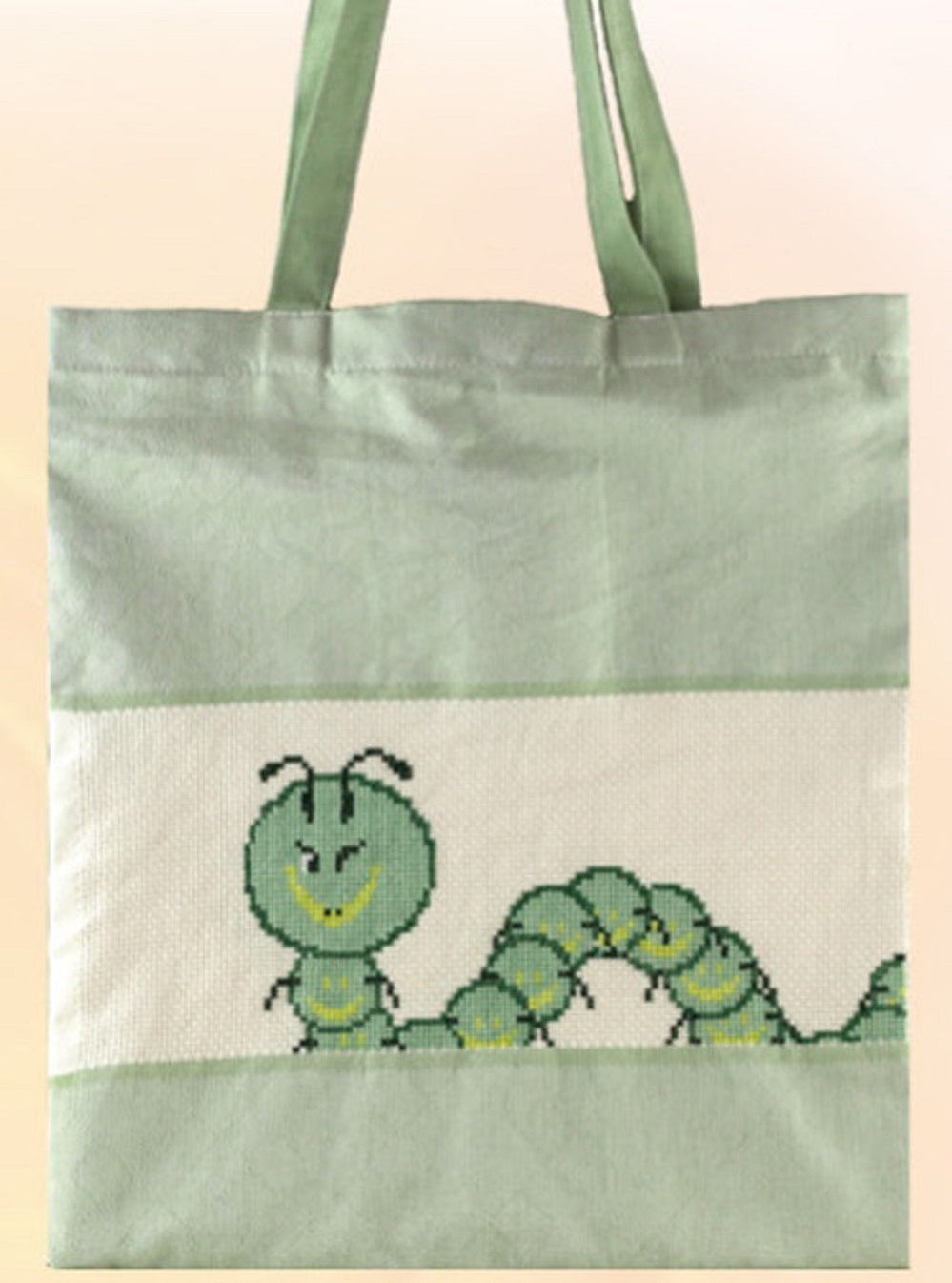 Pako Bag - Caterpillar (10 Tpi Cotton) Counted Cross Stitch Kit - 36x41 cm
