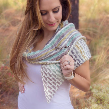 Brick and Mortar Shawl Knit
