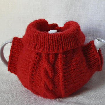 Big size tea cozy with a pocket