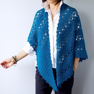 Florence triangular shawl