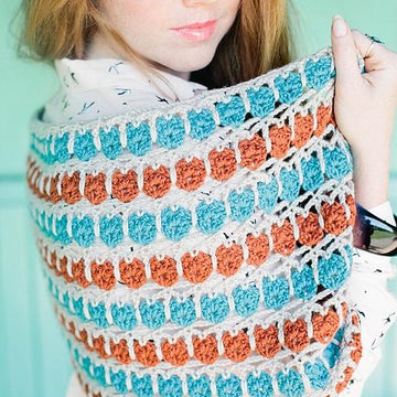 Stars cowl and scarf