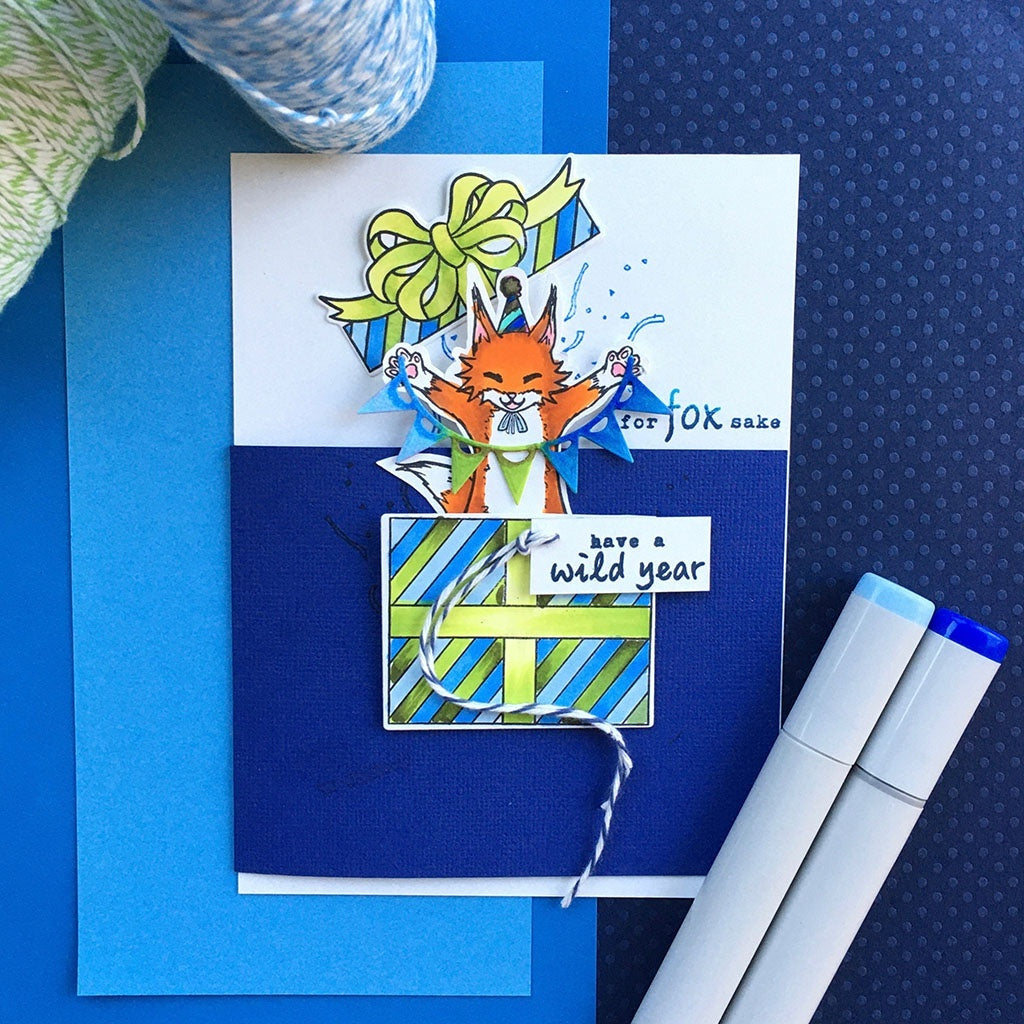 Hero Arts Stamp & Cut - Party Fox