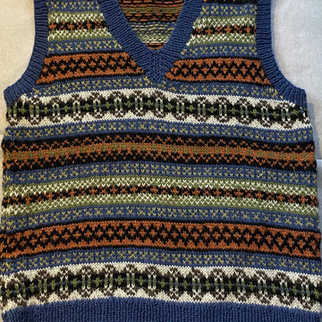 Unisex Fair isle slipover