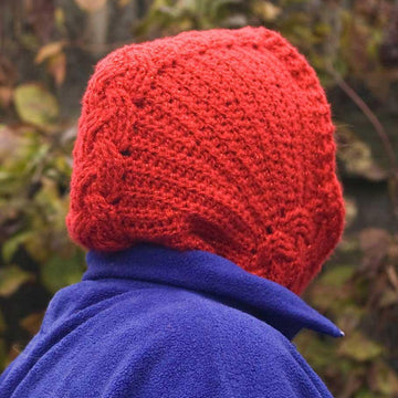 Cabled Scoodie and Neckwarmer - Aran version