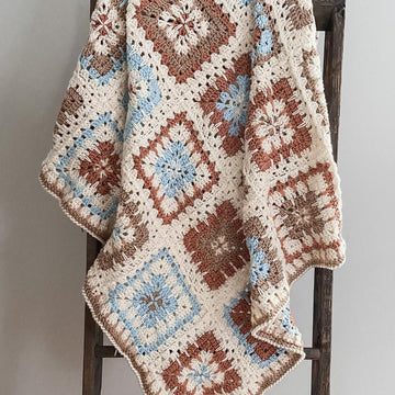 Larksfoot Granny Square Blanket
