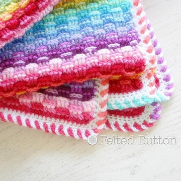 Basket of Rainbows Blanket