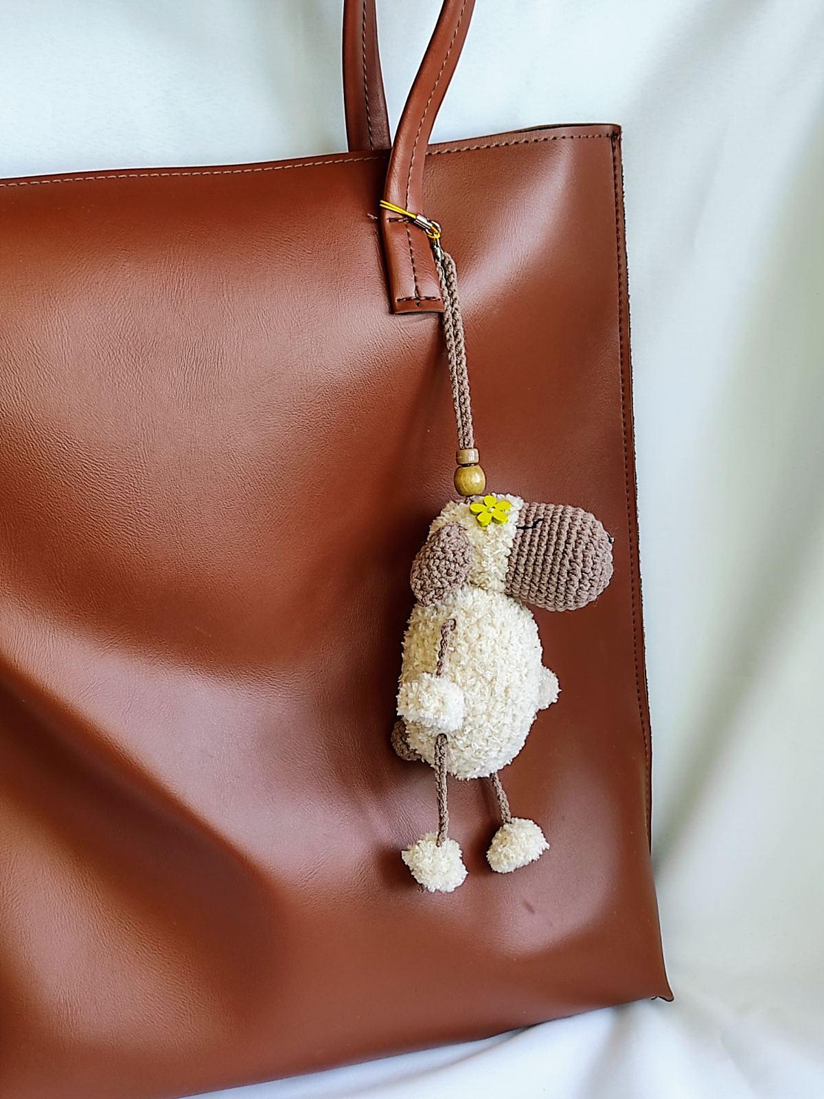 Cute crochet lamb