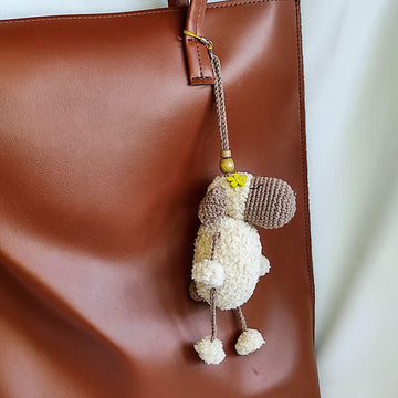Cute crochet lamb