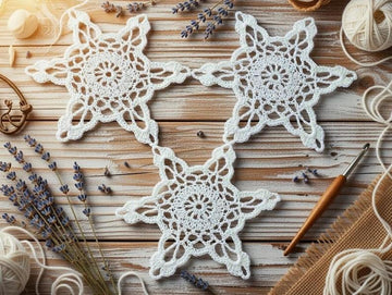 Crochet Hexagon Motif PDF Pattern + Video Tutorial – Easy & Fun