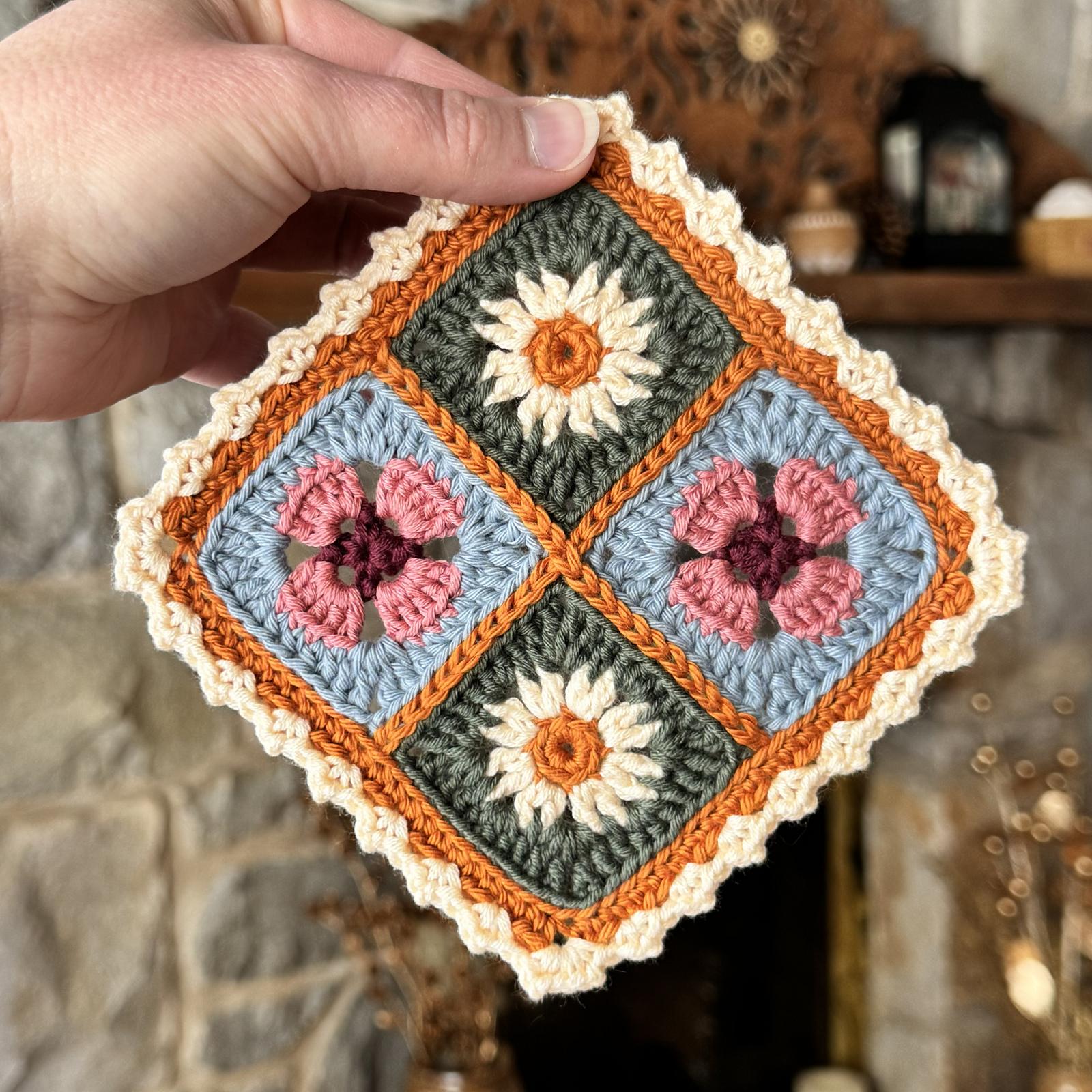 Spring Vibes Scrappy Coaster