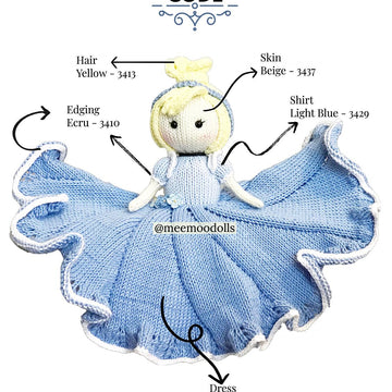 Amigurumi Knits. Cindy Princess Security Blanket.