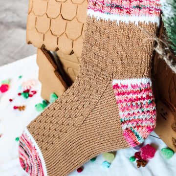 Iced Gingerbread Socks