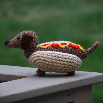 Hot Dog Dachshund Amigurumi