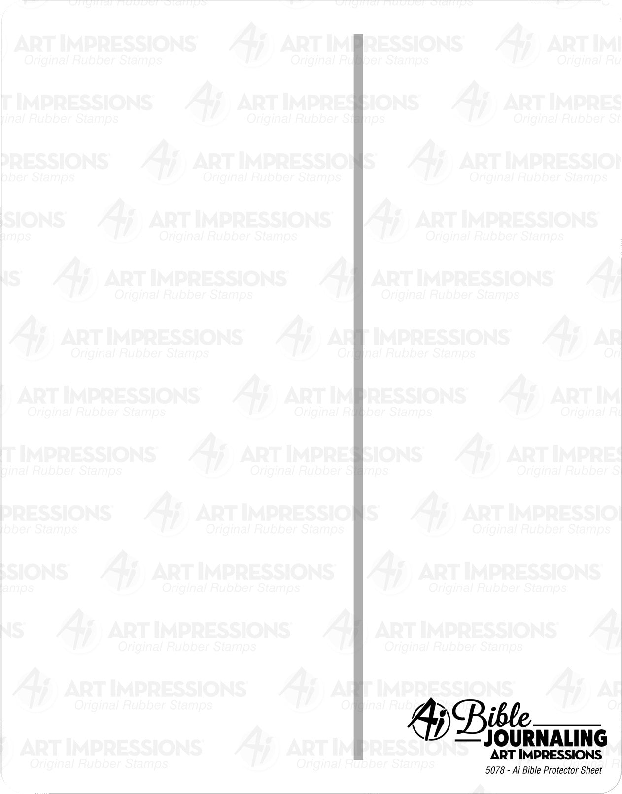 Art Impressions Bible Journaling Protector Sheet - Clear