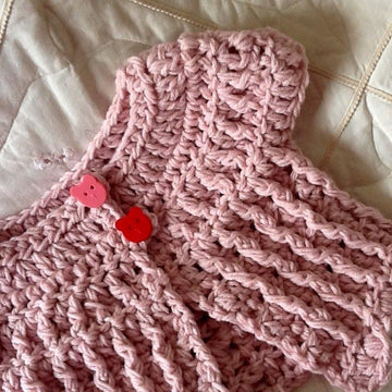 Little Pamela Pale Pink Sweater