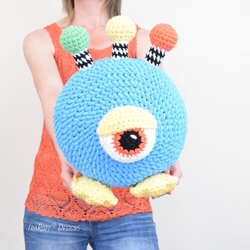 Neon The Gumball Monster Toy Pillow