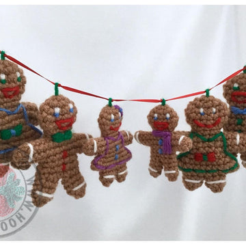 Gingerbread Family Christmas Tree Decorations