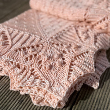 Peach Blossom Baby Blanket