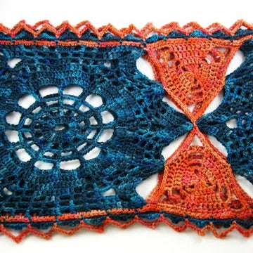 508 Kassar Cowl - Crochet Pattern for Women in Valley Yarns BFL Fingering Hand Dyed