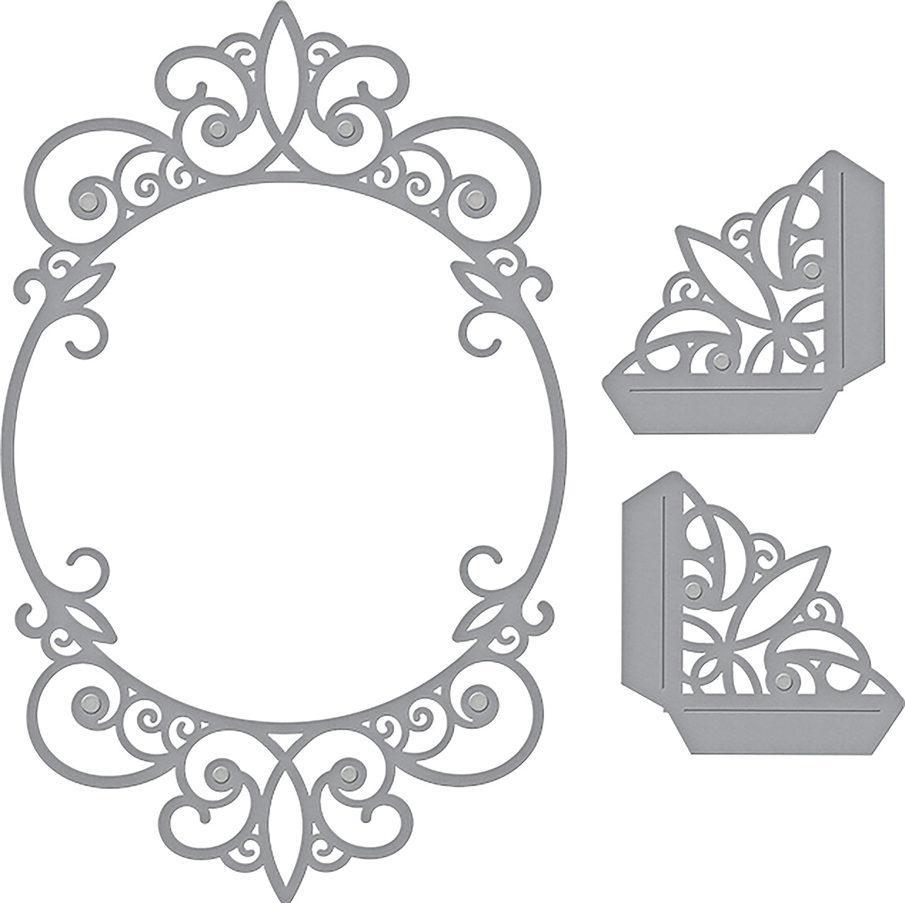 Spellbinders Shapeabilities Dies - Tiara Rondelle