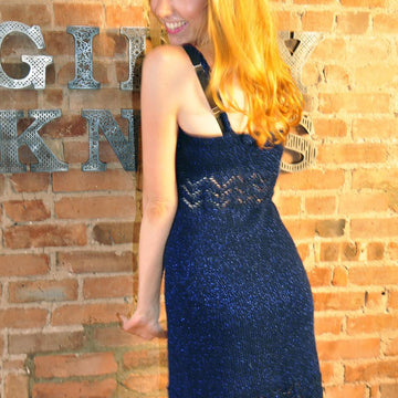 Putting on the Glitz Lace Hem Evening Dress
