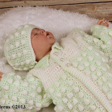 Bobble Twins Baby Crochet Pattern #18