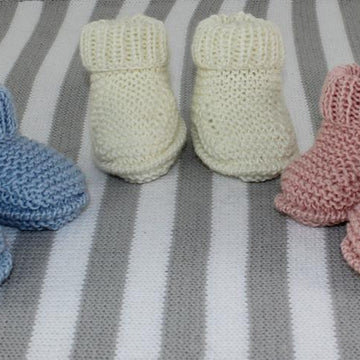 New Baby 4Ply Everyday Booties