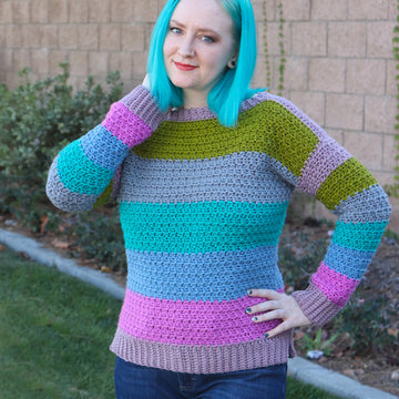 Odette Striped Pullover