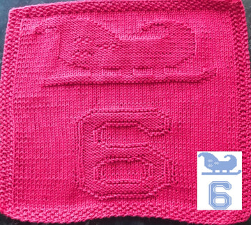 Nr. 271 – 21 – 6. Christmas sleigh 65 stitches