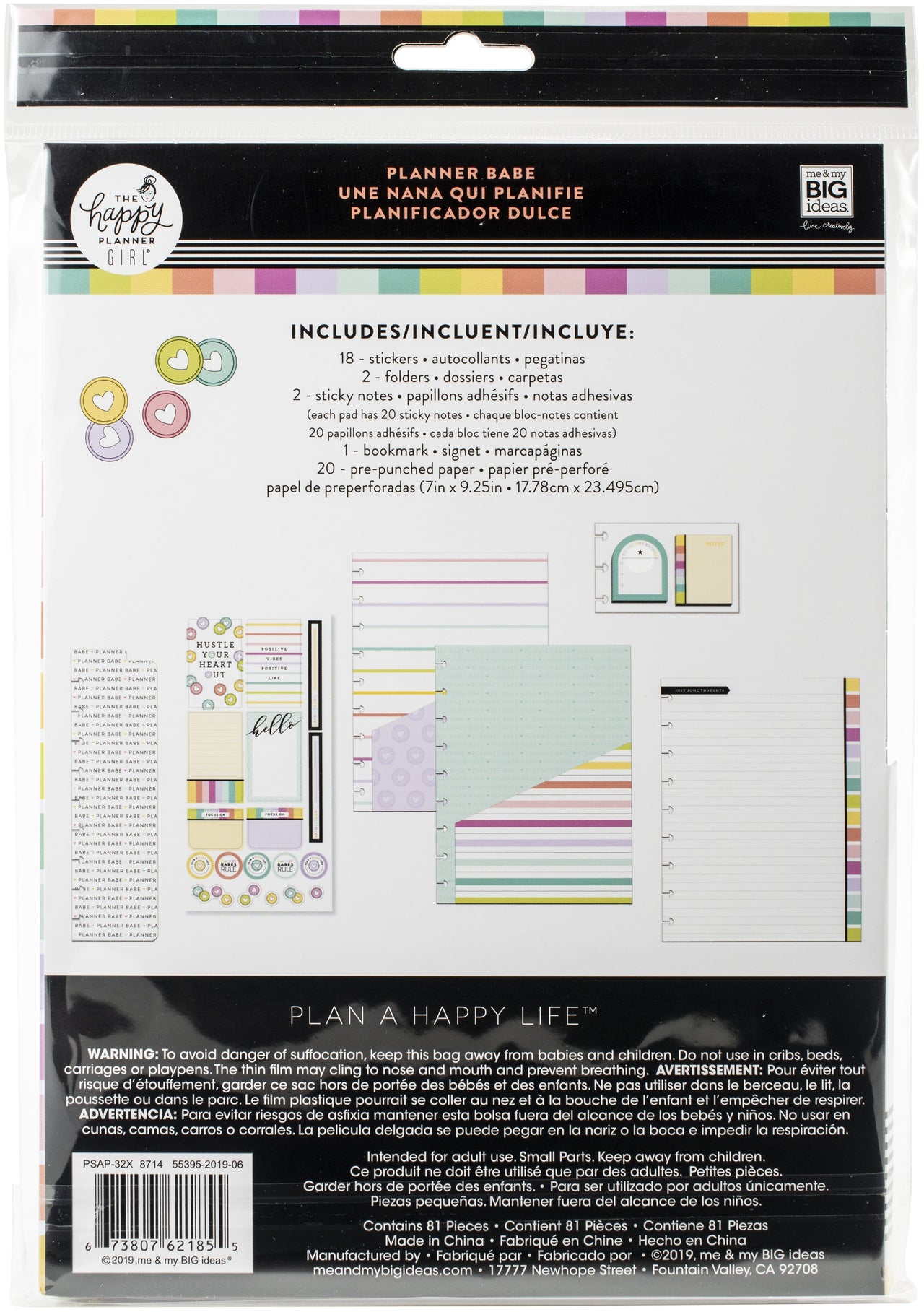 Happy Planner Medium Accessories 81/Pkg - Planner Babe