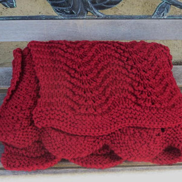 Red Christmas Throw Blanket
