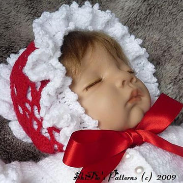 Loveknot Matinee Baby Crochet Pattern #114