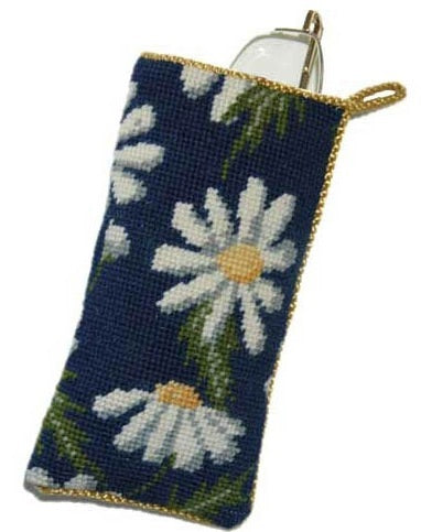 Cleopatras Needle Daisy Spectacles Case Needlepoint Kit