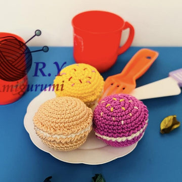 Amigurumi macaron