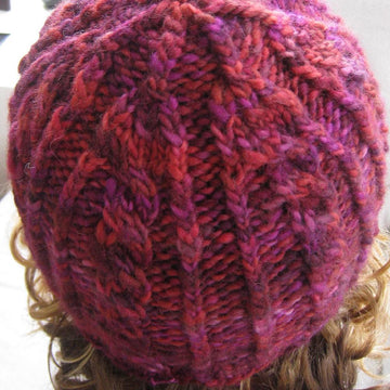 Winterberries Hat, Fitted Cowl, and Fingerless Mitts Set