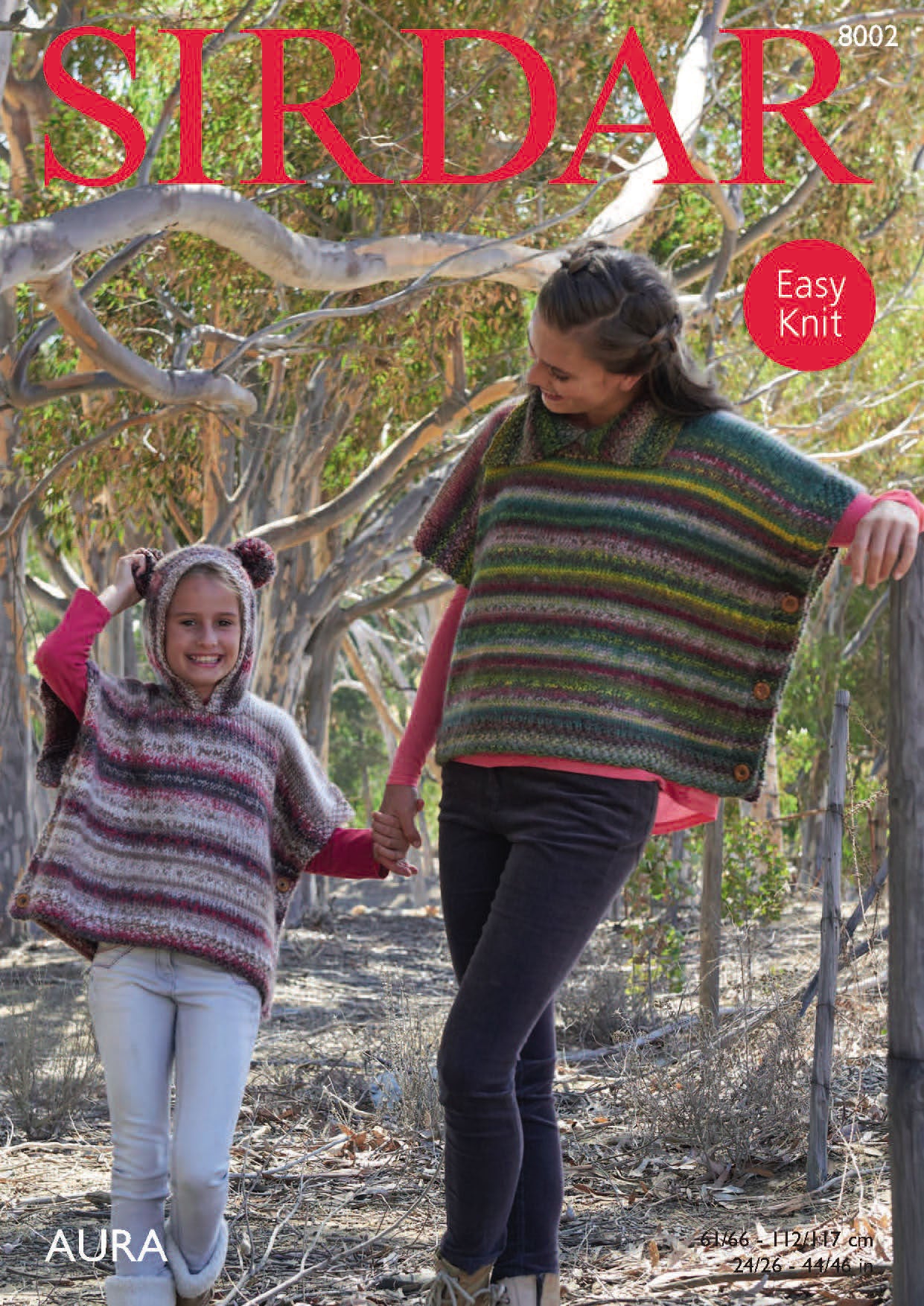 Ponchos in Sirdar Aura Chunky - 8002 - Downloadable PDF