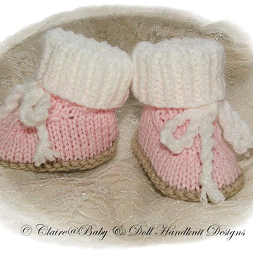 Fashion Boots 0-6m Baby or 16-24” doll