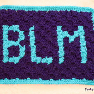 Black Lives Matter C2C crochet