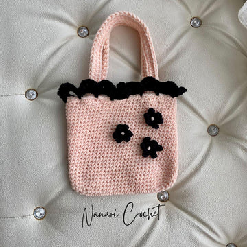 Flower tote bag